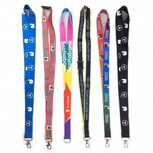 Promotional Gift Customized ID Card Holder Neck Phone Keychain Lanyards with logo Custom Polyester Lanyard - Product Image 1