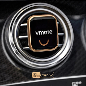 Diffuseur électrique de parfum pour voiture VMATE en plastique, clip de ventilation, coffret cadeau d'aromathérapie, cadeau d'anniversaire pour hommes et femmes, personnalisable - Product Image 1