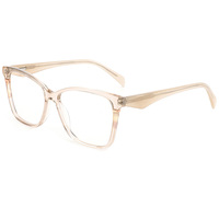 Gafas de Prescripción de Estilo Clásico para Mujer con Lentes de Acetato, Gafas Ópticas con Diseño de Moda