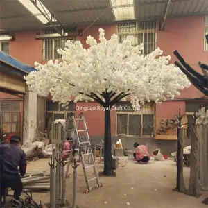 Árbol de Sakura de flor de cerezo Rosa japonés gigante con flor de tela real