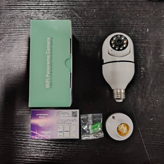 Wholesale Factory Price Wireless WIFI Light Bulb Security Camera 360 With HD Night Vision Speaker
