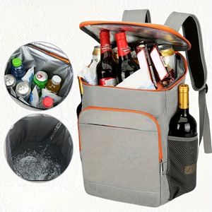 New Style Causal Fabric Lifestyle Beach Waterproof Outdoor Thermal Soft <b>Lunch</b> Ice <b>Bag</b> Cooler Picnic Insulated <b>Backpack</b> <b>Bag</b> - Product Image 1