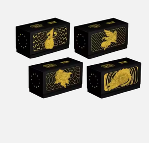 صندوق هدايا لامع نادر Pokemoned علبة عرض بطاقات اللعب للأولاد ألعاب مسبقة - Product Image 1