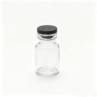 Flacons en verre borosilicate neutre scellés avec bouchon en aluminium et capuchon en caoutchouc, 16*27mm