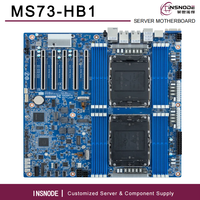 Carte mère de serveur MS73-HB1 à double socket LGA4677, compatible avec les processeurs Xeon Scalable de 5e/4e génération C741, DDR5 16DIMM, 6PCIe5.0, double Gigabit LAN, E-ATX