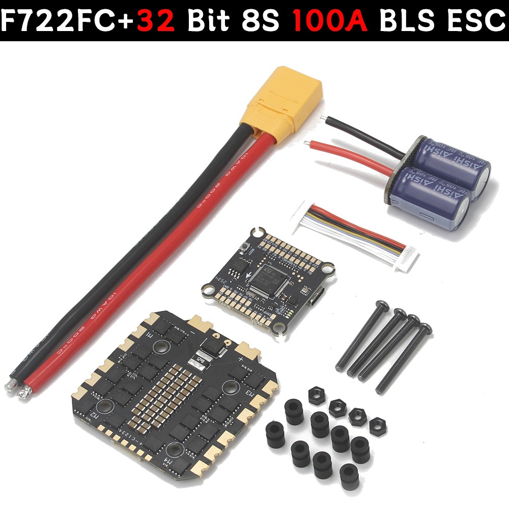 F722FC+32 Bit 8S 100A BLS ESC