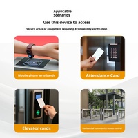 Tarjeta DE ACCESO ultrainteligente Chameleon, replicador NFC, lectura y escritura, elevador de Hotel, resistente al agua, reinicio de tarjeta de detección de 13,56 MHz