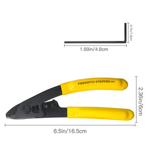 Pince à dénuder les fibres optiques FTTH CFS-2 CFS-3 à trois ports, outil de dénudage de câbles à fibres optiques - Product Image 4