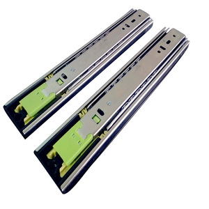 Glissière de tiroir à roulement à billes entièrement extensible Jin Aoding, 3 sections, à ouverture par poussée pour meubles de bibliothèque - Product Image 1