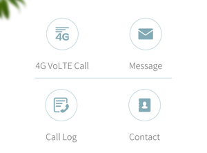 Teléfono móvil inalámbrico 4G Volte Tarjeta SIM Pantalla a color de 2,4 pulgadas Hogar Hotel Oficina Uso Llave de velocidad Asiento de carga Teléfono de escritorio básico - Product Image 6