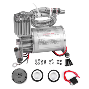 <span class=keywords><strong>2</strong></span> teile/los 12 Volt 150PSI Luftkompressor-Suspend ierung mit Lufthupe für LKW-Zugboot, Lufthorn-Kompressor - Product Image 2