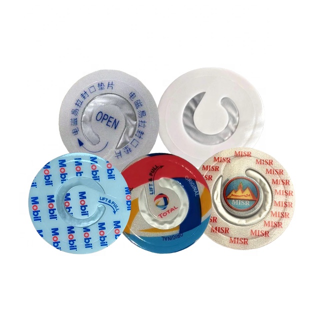 36, 47 мм, Легко открывающаяся крышка для бутылки с индукцией, алюминиевая фольга, уплотнительный вкладыш для герметизации в контейнере для масла всего и мобильного двигателя