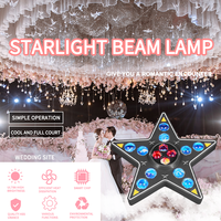 Dj Disco Rgbw 4-en-1 LED Star Beam Light Lampe stroboscopique rotative pour Bar KTV Club Party Atmosphère Décoration Éclairage de scène
