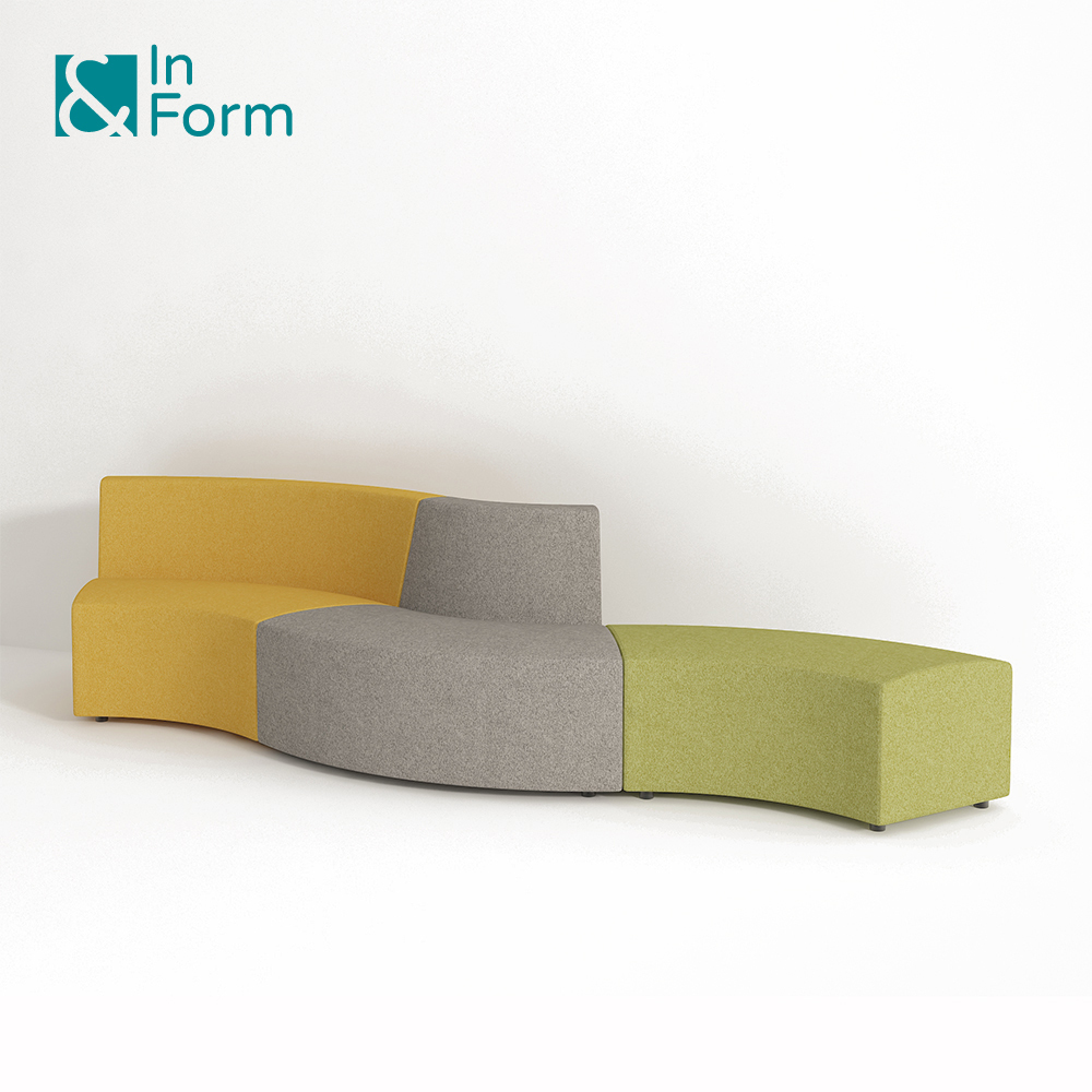Modular Sofa Receptions Modern Design Fabric Reception Area Sofa Set Modular Furniture Sofa