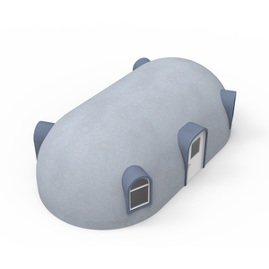 Vente en gros d'usine, maison en mousse ultra-modernisée de type dôme, motif de courtepointe, moins de 5 000 lb, Tiny Foam Dome House - Product Image 1