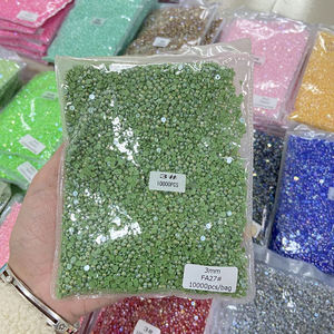 Xulin DIY1.5mm 2มม. 2.5มม. 3มม. 4มม. 5มม. 6มม. 7มม. 8มม. พลาสติก ABS ครึ่งรอบแบนลูกปัดไข่มุกครึ่งลูก - Product Image 2