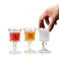 Kreative Geprägte Rotwein- und Whiskygläser Hochwertiges Restaurant-Set Retro-Kelche mit Hohem Fuß 301-400ml Fassungsvermögen Bedruckbar