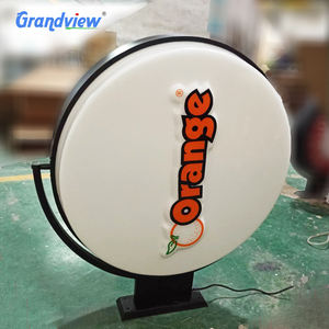 Enseigne lumineuse ronde murale en thermoformage pour café et boissons - Product Image 6