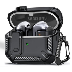 A prueba de golpes hebilla de bloqueo completo Anti caída protectora PC armadura dura <span class=keywords><strong>Funda</strong></span> para Samsung <span class=keywords><strong>Galaxy</strong></span> <span class=keywords><strong>Buds</strong></span> 3 3 Pro <span class=keywords><strong>Funda</strong></span> - Product Image 5