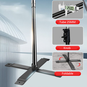 Support de fond de scène 2,1 x 3,3 m pour studio photo, kit de système de support pour studio photo, toile de fond pour fêtes, idéal pour <span class=keywords><strong>les</strong></span> vidéos <span class=keywords><strong>YouTube</strong></span> et le streaming en direct - Product Image 5