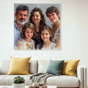 Nouveaux produits de 2025 images de portraits de famille, peintures <span class=keywords><strong>à</strong></span> l'huile, peintures <span class=keywords><strong>à</strong></span> la main, <span class=keywords><strong>toiles</strong></span>, décoration d'art mural avec <span class=keywords><strong>prix</strong></span> populaire - Product Image 2