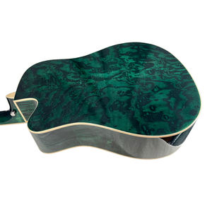 Guitare acoustique Aiersi de marque, couleur verte, 41 pouces, corps <span class=keywords><strong>en</strong></span> frêne vert, OEM ODM, bonne qualité, instrument à cordes de type dreadnought - Product Image 3