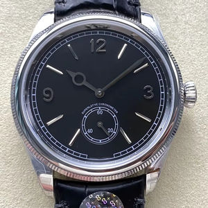 Reloj Mecánico de Lujo de Súper Calidad, 40 mm, 8+ de Fábrica, Acero 904, Movimiento ETA 7140, 52509, Negro, 1908 - Product Image 1