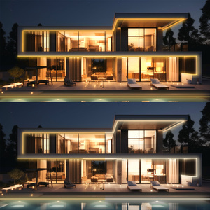 Feican Ngoài Trời Neon Dải Ánh Sáng Dual-Màu <span class=keywords><strong>LED</strong></span> 3000K-6000K USB Kết Nối 24V Nhựa Cơ Thể Điều Khiển Bằng Giọng Nói Chế Độ Cho Trang Trí - Product Image 6