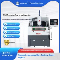Machine de gravure et de fraisage CNC multifonctionnelle pour l'industrie des moules en cuivre et en aluminium avec capacités de perçage
