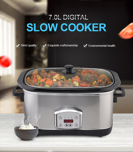 Casserole multifonction intelligente à cuisson lente de <span class=keywords><strong>grande</strong></span> <span class=keywords><strong>capacité</strong></span> 7L, programmable, compatible lave-vaisselle, pour hôtel - Product Image 1