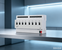 Actionneur de commutation KNX S108.1 230V 20A IP20 Courbe BCD C pour l'automatisation des bâtiments, la maison intelligente et le contrôle de l'éclairage KNX