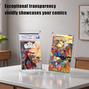 Factory Wholesale Modern Acrylic Comic Book <b>Floating</b> Display Shelves Holder Anti-Rust Home Decor - Product Image 5