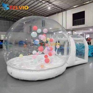 Maison de tente à bulles gonflable de haute qualité en stock avec fond gonflable à vendre - Product Image 4