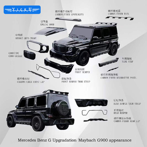 Nuevo Kit de Carrocería Estilo <span class=keywords><strong>Maybach</strong></span> G900 para <span class=keywords><strong>Mercedes</strong></span>-Benz Clase G W464 (<span class=keywords><strong>G500</strong></span>/G63) 2018-2023 - Kit de Conversión de Parachoques Delantero/Trasero - Product Image 2