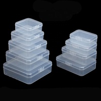 Boîtes de Rangement Petites en Plastique A43 Transparentes Rectangulaires Vente Directe Usine pour Bijoux en Matériau PP