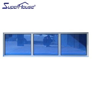 Ventana de aluminio de fábrica, envío directo de fábrica, miami-dade NOA estándar, impacto de huracán, tamaño grande, ventana de cruce - Product Image 2