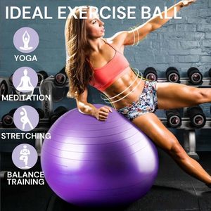 ลูกบอลโยคะ PVC สำหรับออกกำลังกาย ทรงตัว แข็งแรง ทนทาน ขนาด 55/65/75 ซม. ยี่ห้อ Gym Anti Burst Massage Premium - Product Image 5