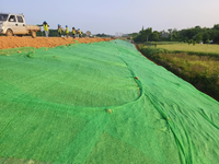 Géomate 3D en plastique HDPE pour l'aménagement extérieur industriel, la lutte contre l'érosion et la protection des pentes, utilisation dans la construction routière