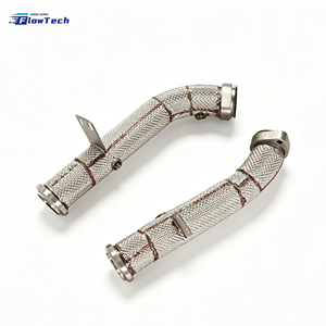 ท่อลงสเตนเลสสตีล 304 สำหรับรถแข่ง Mercedes AMG E43 W213 C43 W205 M276 3.0L V6 Twin Turbo ระบบไอเสียไหลสูง - Product Image 1