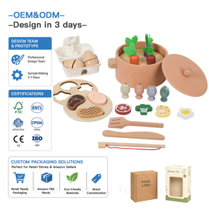 Juego <span class=keywords><strong>de</strong></span> <span class=keywords><strong>Cocina</strong></span> <span class=keywords><strong>de</strong></span> Madera para Niños, <span class=keywords><strong>Utensilios</strong></span> <span class=keywords><strong>de</strong></span> <span class=keywords><strong>Cocina</strong></span> <span class=keywords><strong>de</strong></span> Juguete, Ollas <span class=keywords><strong>de</strong></span> Juguete, Juguetes Educativos para Niños Pequeños, Juguetes <span class=keywords><strong>de</strong></span> Comida <span class=keywords><strong>de</strong></span> Juguete, Personalización OEM - Product Image 1