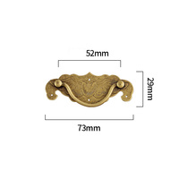 Poignées de meuble en laiton massif, poignées carrées pour hôtel, cuisine, armoire, tiroir, porte, boutons traditionnels en métal moulé, quincaillerie de tirage