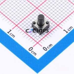 BTS0C00152JBG00 Tactile Switch SMD-4P,4.5x4.5mm Switch Round Button 2.6N Vertical Mount 4.5mm - Product Image 1