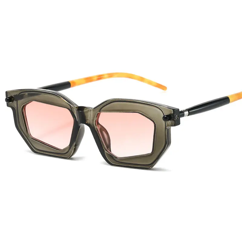 새로운 패션 y2k 선글라스 남성 여성 클래식 uv400 색조 트렌드 lunettes de soleil 맞춤형 로고 태양 안경