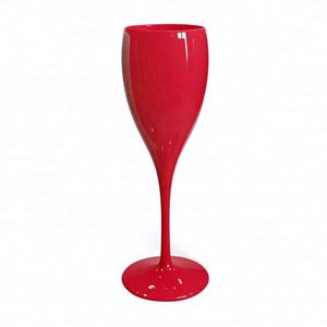 Verres à vin incassables en plastique colorés – Gobelets à champagne promotionnels en acrylique pour fêtes - Product Image 5