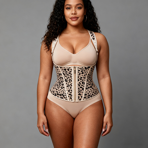 Corsetto in Latex con Cerniera per <span class=keywords><strong>Donna</strong></span>, Gilet Modellante con Doppia Compressione, Fascia Dimagrante - Product Image 1