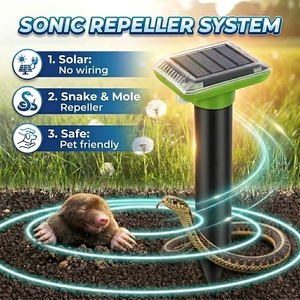 <span class=keywords><strong>Répulsif</strong></span> Solaire <span class=keywords><strong>Efficace</strong></span> Saijzek OEM ODM Contre les Gophers, Campagnols, Taupes et Serpents pour Extérieur, Ferme et Pelouse - Product Image 1