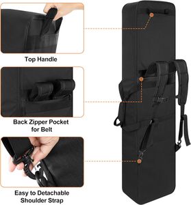 Étui pour clavier, sac de transport pour clavier, portable, durable, imperméable, en tissu Oxford 600D avec coton de 10 mm, échantillon gratuit - Product Image 4