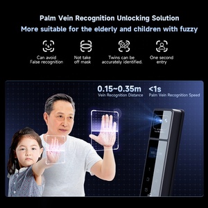 ระบบล็อคประตูอัจฉริยะแบบดิจิตอล 3 มิติ พร้อมระบบจดจำใบหน้าอัตโนมัติ  ดีไซน์บางเฉียบ รองรับ Wifi  ระบบไบโอเมตริกซ์ สแกนลายนิ้วมือ รหัสผ่าน บัตร  พร้อมมือจับ รุ่น AZ60 - Product Image 1