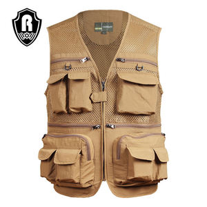 Débardeur de style populaire-Séchage rapide et respirant-Veste en maille multi-poches Équipement de défense personnelle - Product Image 2