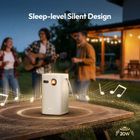 Proyector DLP Portátil BYINTEK Magic 1 Max con Android 11, 1080P, 200 Lúmenes, 4 Horas de Batería, Altavoces Integrados, para Exteriores y Camping